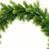 Artificial Cedar Garland 6Ft Realistic Reusable Cedar Artificial Pine Garland For Window Wall Table Staircase Mantle Gathering