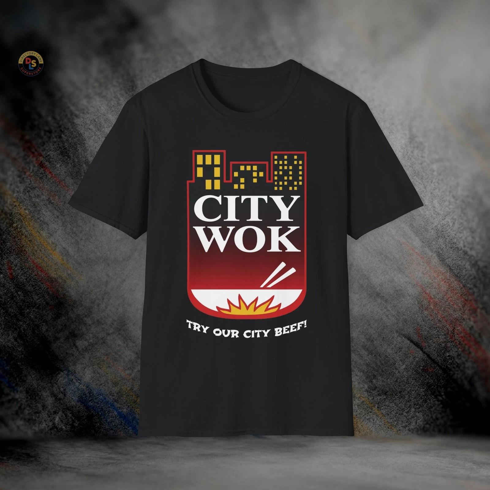 City Wok South Park T-Shirt | Softstyle Tee XL