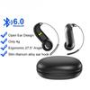 Open-Ear Bluetooth 6.0 Earphones Ear-Hook TWS Wireless Headphones ENC Noise Reduction Sports Headsets for iOS Android