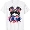 Girl for Donald Trump 2024 Cute Trump Flag Women Girls T-Shirt Unisex T-Shirt