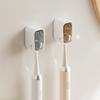 Wall Mounted Storage Rack Dustproof Waterproof Toothbrush Storage Rack Non Perforated Wall Storage Rack Home Storage Supplies