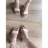 Sandals Women's Summer New Thin Heels Square Head Open-toed High Heels Ankle Wrapping Straps Super Sexy Women's Shoes
