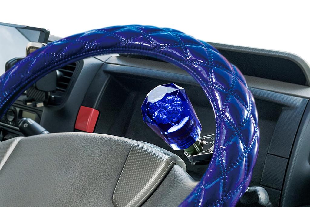 Kashimura Handle Spinner, Acrylic, Blue, NKS-128