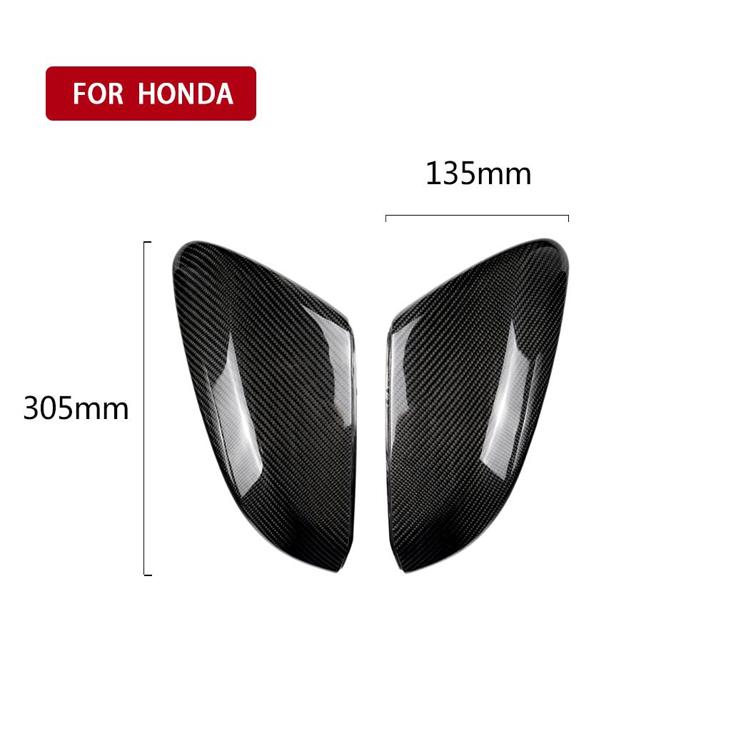 

Автомобильный Стайлинг Настоящее Карбоновое Волокно Двери Боковые Задние Виды Зеркала Заднего Вида Крышки Крыла Замена Молдинга для Honda Civic 10th 2016 2017