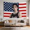 1PC SKZ Felix Black Hair Tapestry Stray Concert Banner Kpop Decor For Garden Camping Events