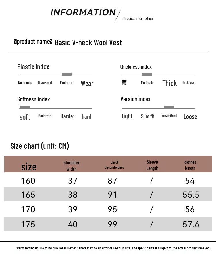 Hengyuanxiang Women's Pullover Wool Knit Vest