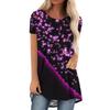 Maglietta estiva con stampa 3D a farfalla floreale, streetwear, moda donna, casual, magliette Y2K, top, t-shirt, abbigliamento oversize femminile