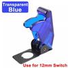 Auto Car Boat Truck Illuminated Led Toggle Switch ON OFF With Safety Aircraft Flip Up Cover Guard 12V20A transparent