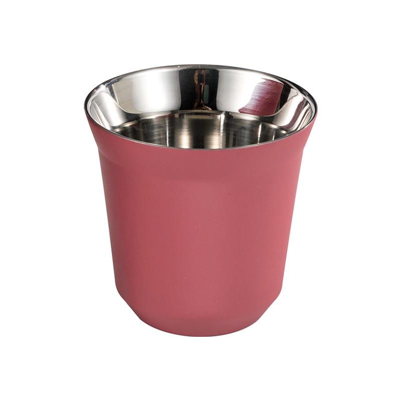 Italian 80ML Double-Wall Stainless Steel Children's Coffee Cup - Heat & Cold Insulated [New]