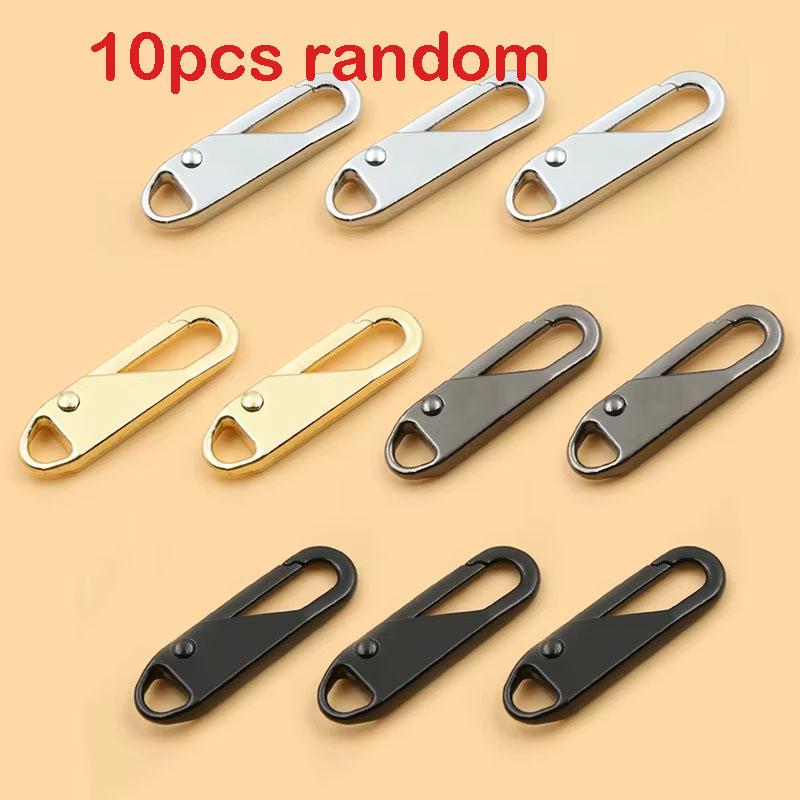 

10 шт. универсальный комплект для мгновенного ремонта бегунков молний для замены сломанных пряжек для дорожной сумки, чемодана, палатки, рюкзака, молний