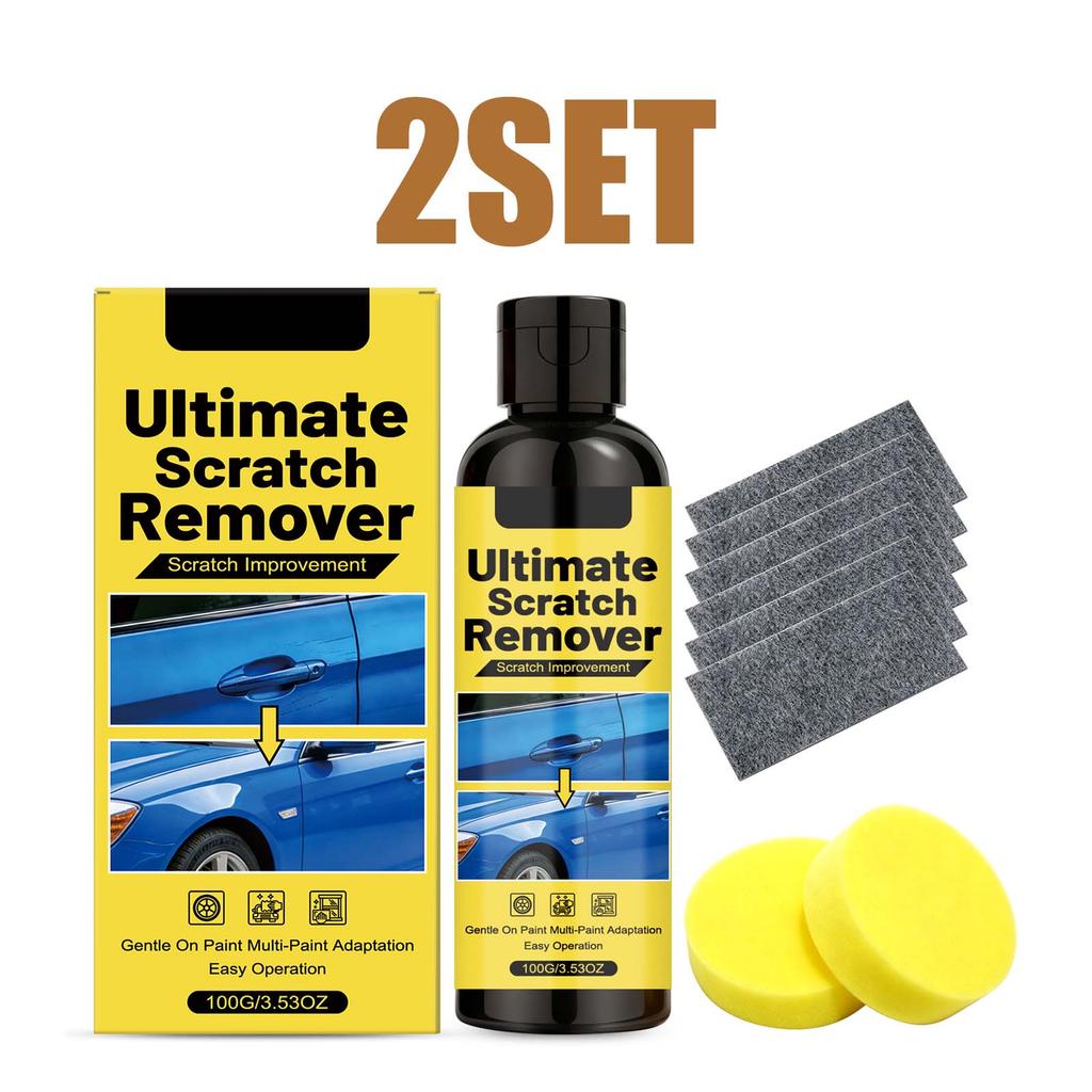 100g Car Scratch Remover Kit Paint Swirl Remover Polish Wax Scratch Improvement for Car Care Multi Paint Adaptation Sponges