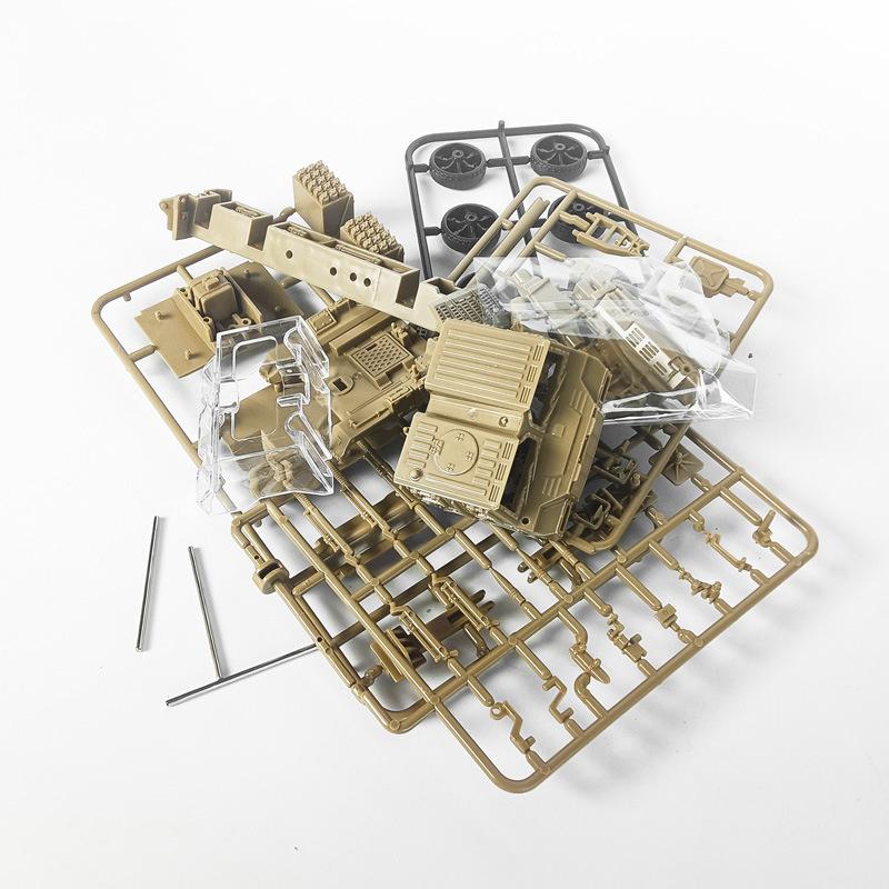 4D Assembly  Model Toy 1/72 Chinese Pcl-181 Car Mounted Howitzer Glue Free Quick Assemble Model Boy  Toy