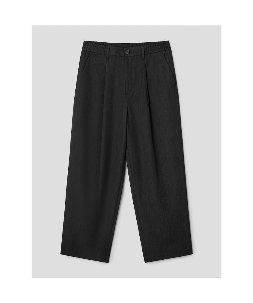 8SECONDS [Everyday Slacks] Wide Fit Spring Setup Slacks Ash