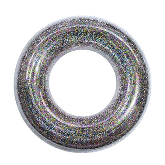 Transparent Swim Ring Kids Adults Inflatable Leakproof Thickened PVC Swimming Ring S разноцветный