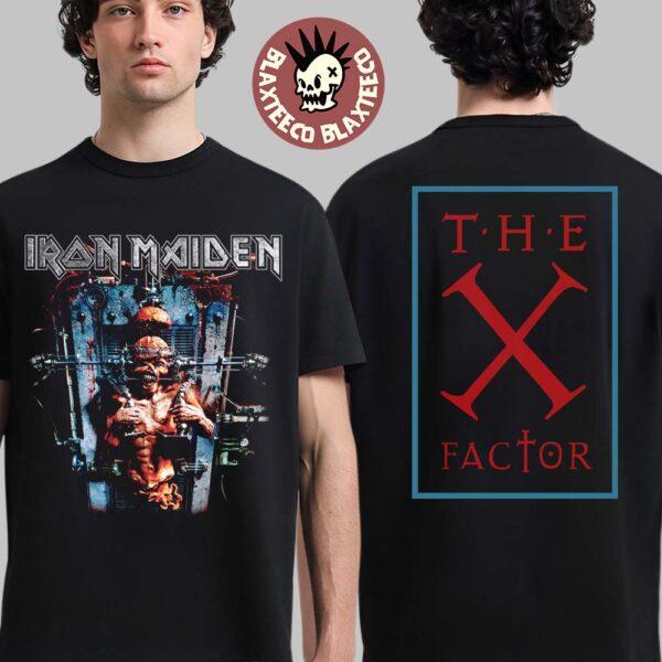 

Футболка Iron Maiden Run for Your Lives World Tour Eddie Suck The Soul Двостороння Чоловіча Оверсайз З Коротким Рукавом Жіночий Чоловічий Одяг S