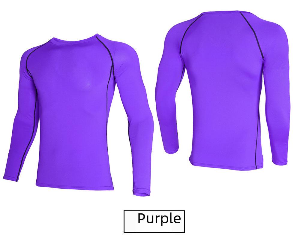 Men's Breathable High-Elastic Quick-Drying Long Sleeve Sports Tights