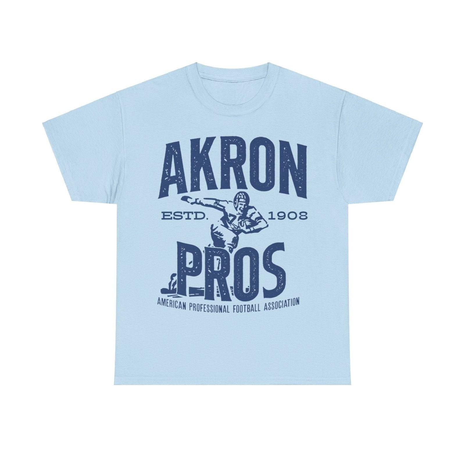 Akron Pros Est 1908 Ohio Football Team T-shirt XXXXL