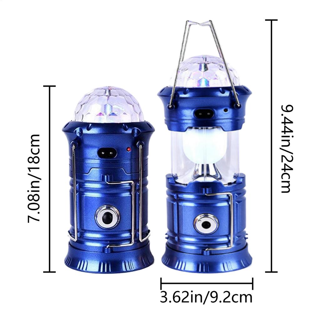 Rechargeable Camping Lantern LED Colorful Portable Lantern Multi-Purpose Party Lamp For Hiking Climbing Fishing Picnic Patio