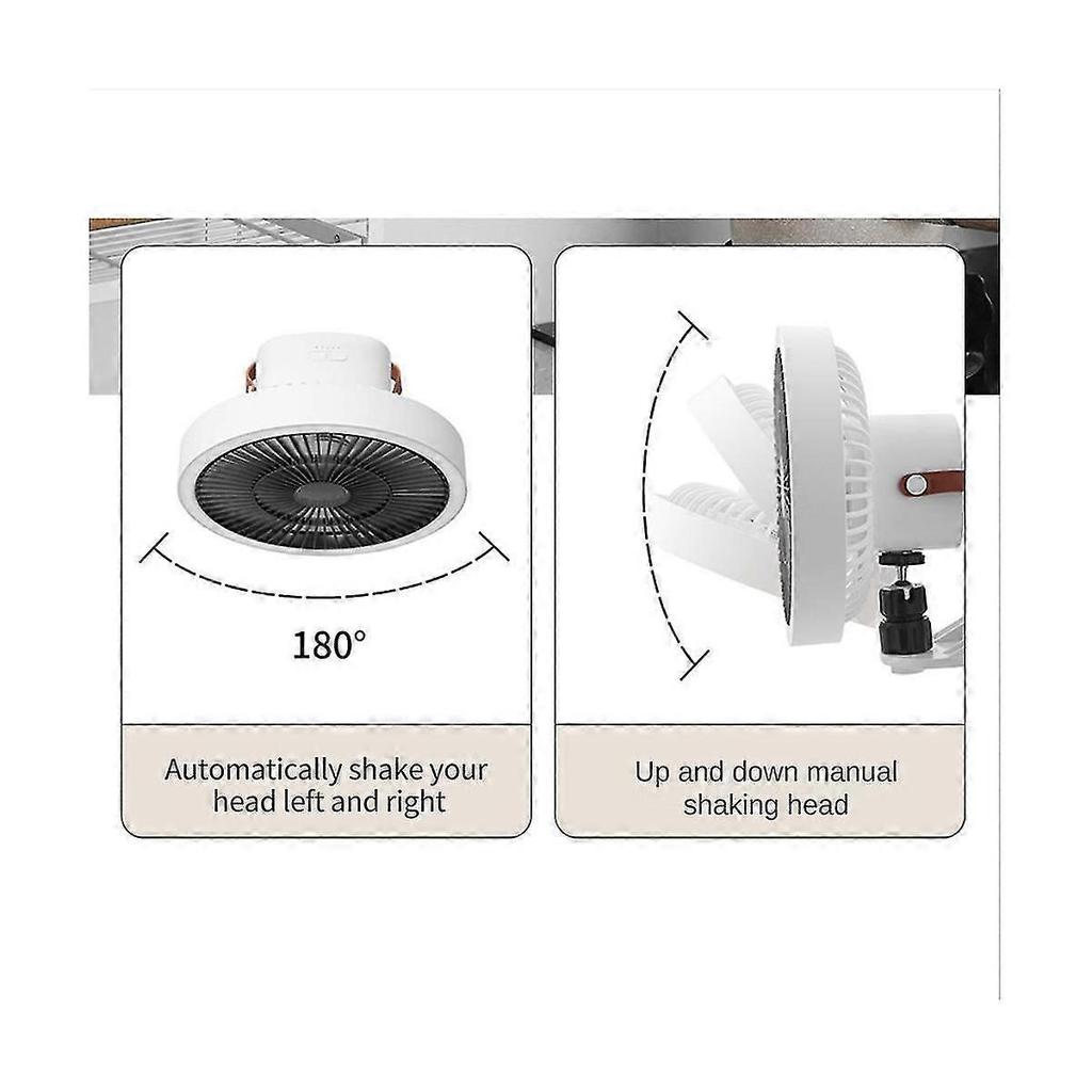 Household Wall-Mounted Small Fan Charging Multi-Functional Rechargeable Fan Portable Shaking Electr