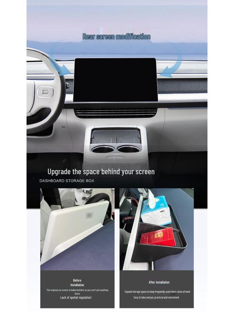 Storage Box for XPeng G6 Dashboard and Screen (2023-24 Models)