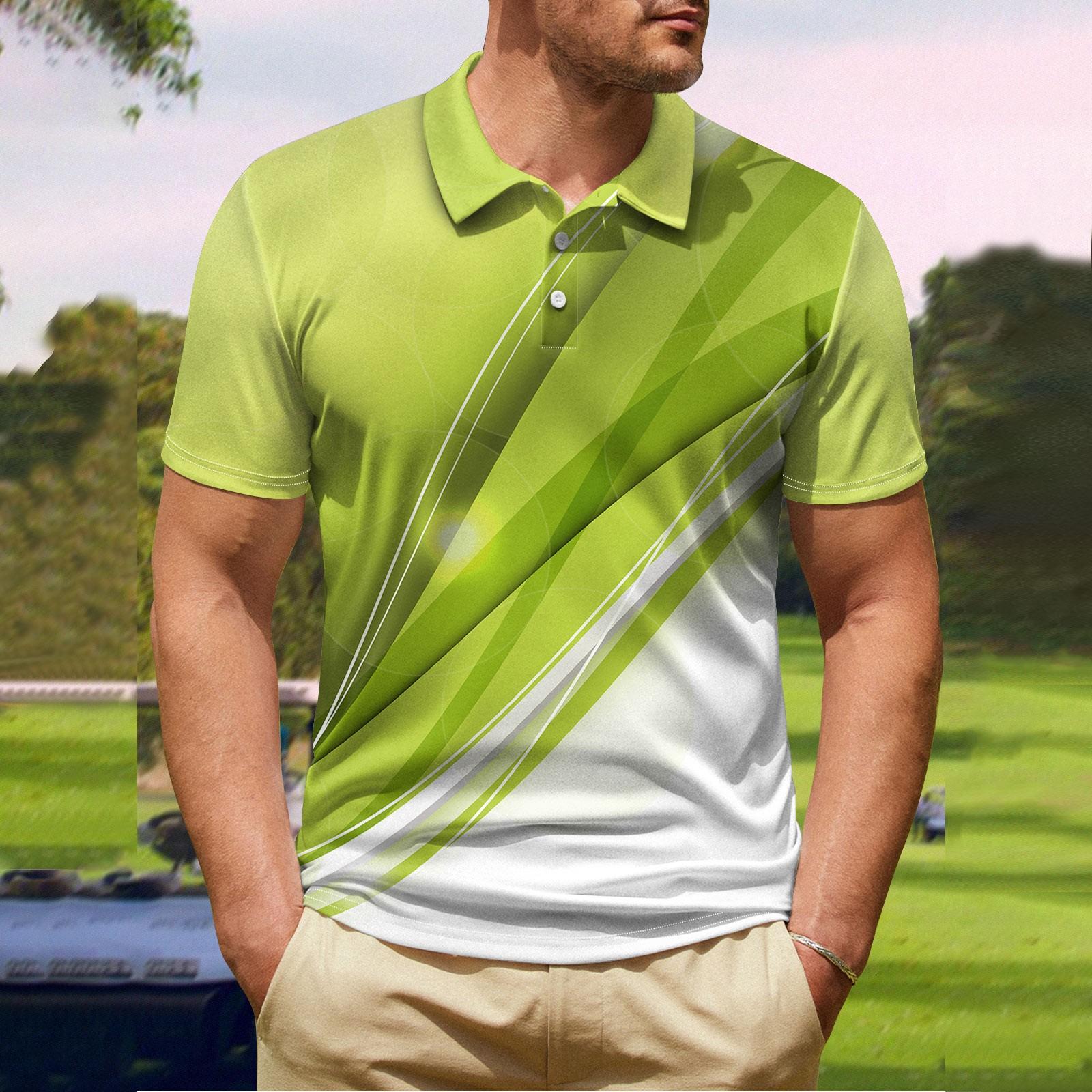 

Летний мужской топ с короткими рукавами для гольфа и микроэластичным покрытием Performance M