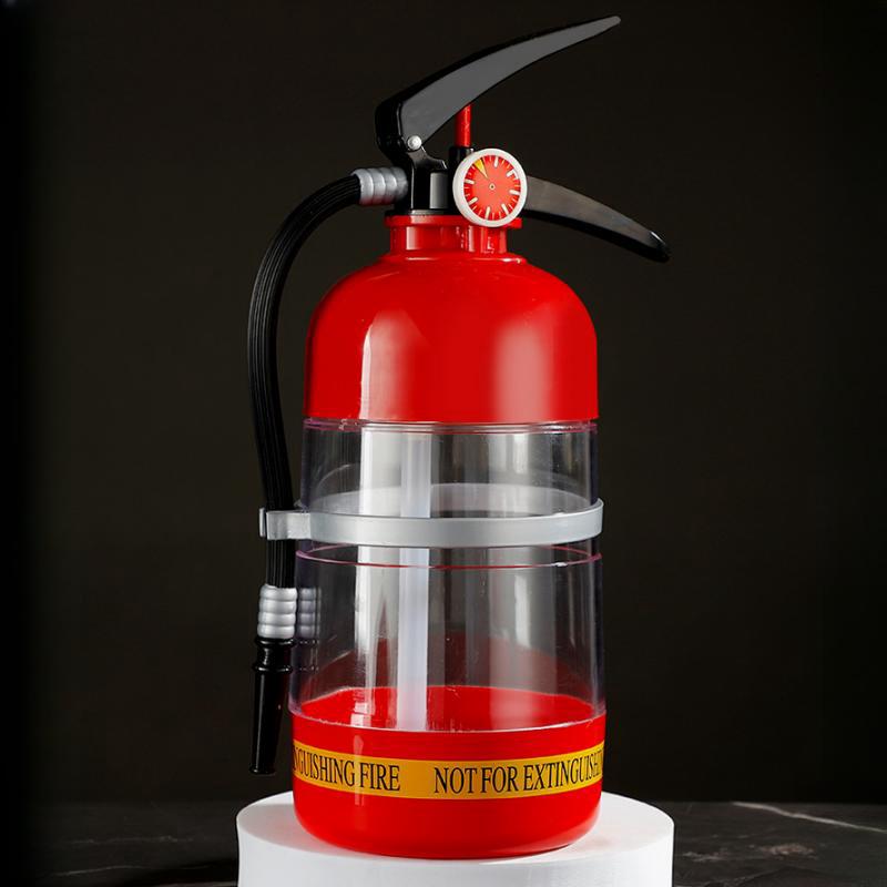 Influencer Drinkware: Manual Fire Extinguisher Alcohol Cannon & Beer Dispenser