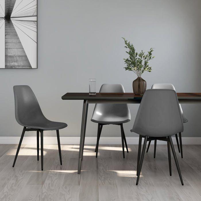 VidaXL 4x Chaises de Salle à Manger Sièges de Cuisine Chaises à Dîner Chaises de Repas Meubles de Cuisine Maison Intérieur 338047