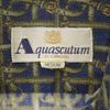 Aquascutum made in Japan Overall handle Long sleeve shirt M Navy system Men's Used