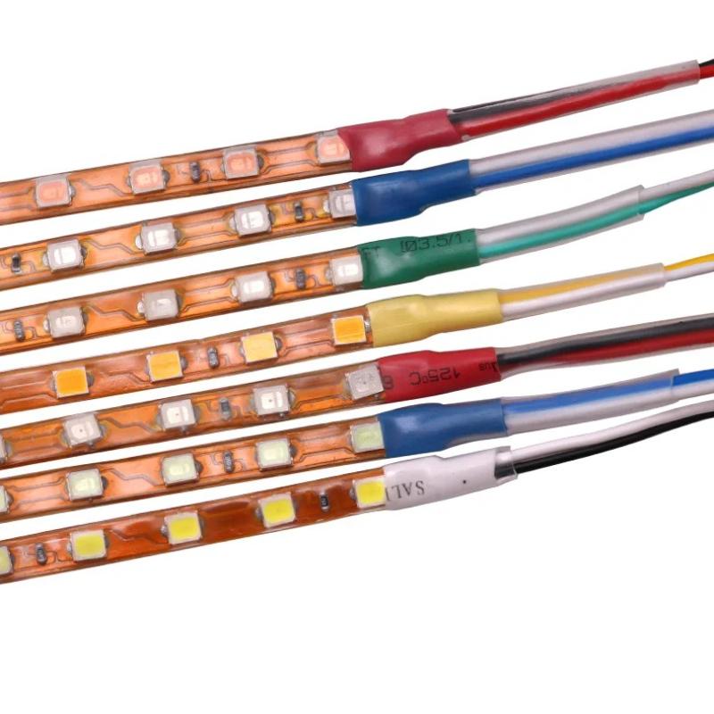 2X 45CM LED Strip Lights Light Bar 1210 Soft Led Car Accessorie Auto Atmosphere Decorative Lamp White Yellow Green Blue Red 12V