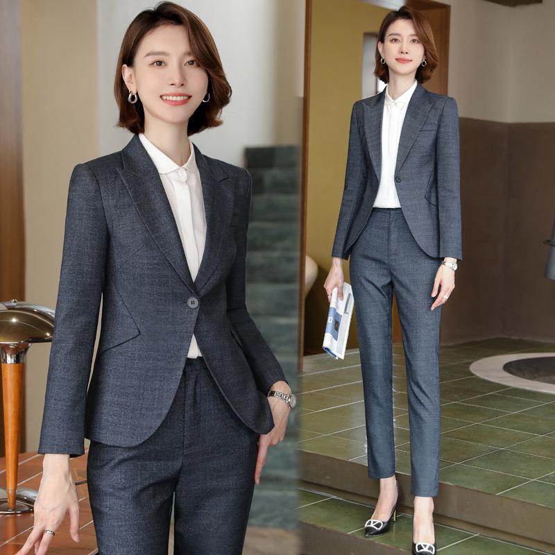 

Women s Professional Winter Suit: Formal Office & Hotel Manager Skirt Workwear for Jewelry Store & Beauty Salon. XXXL