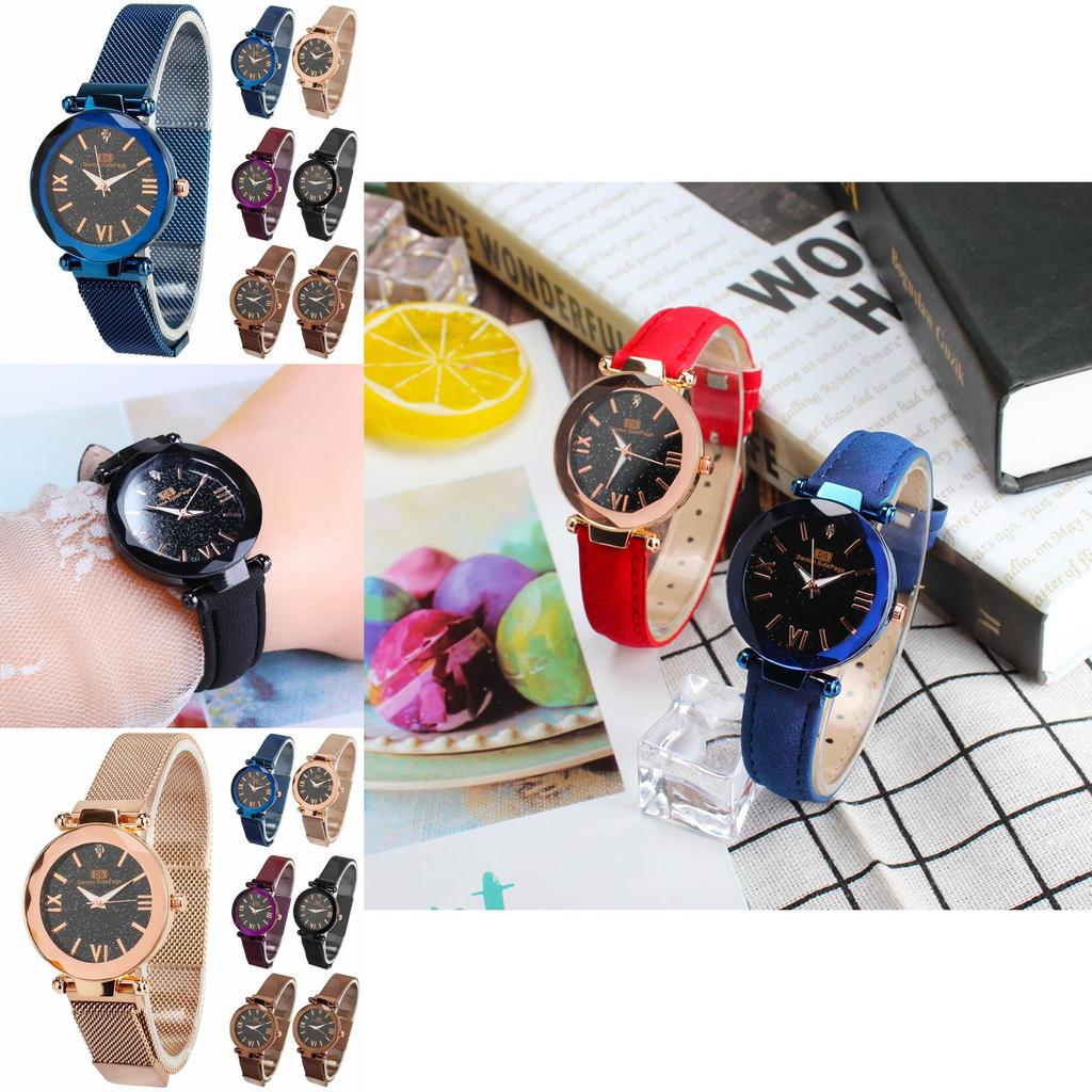 Premium Starry Sky Watch With Waterproof Design And Magnet Strap Buckle For All Occasions