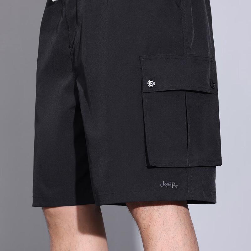 JEEP Men's Summer Casual Multi-Pocket Cargo Shorts