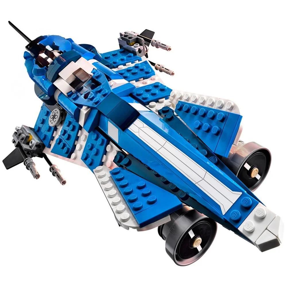 Creative Space War Anakins Custom Jedi Starfighter Building Blocks Sets Bricks Toys For Boys Birthday Gift Home Decoration
