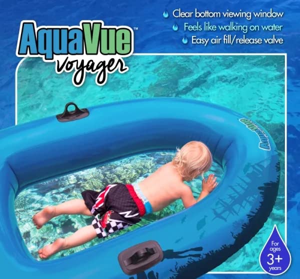 

Sieco Design AquaVue Underwater Exploration See-Through Boat Float for Kids and Adults [Official Japanese Product]