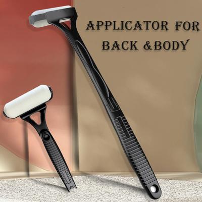 Bear Back Lotion Applicator with Reusable Rollers Foldable Long Handle Smooth Application Lotion Roller