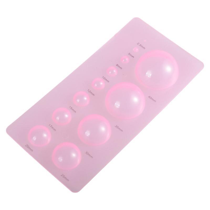 12 Size Half Ball Domes Quilling Papercraft Board Creation Mould Tool