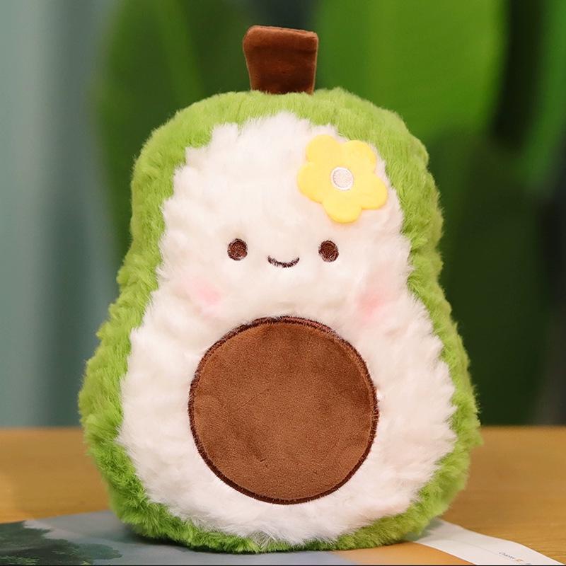 Fruit & Vegetable Plush Toy Set: Watermelon, Pineapple, Banana, Peach, Strawberry, Mango Cloth Dolls