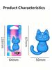 Cute Cat Car Air Freshener, EVA Hanging Vent Clip Car Fragrance for Interior Decor