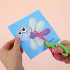 96Pcs Enjoyable Cutting Set Art Scissors Skill Activity Book Children's Craft Kit featuring a Pair of Child-Safe Creative Games Secure Playtime