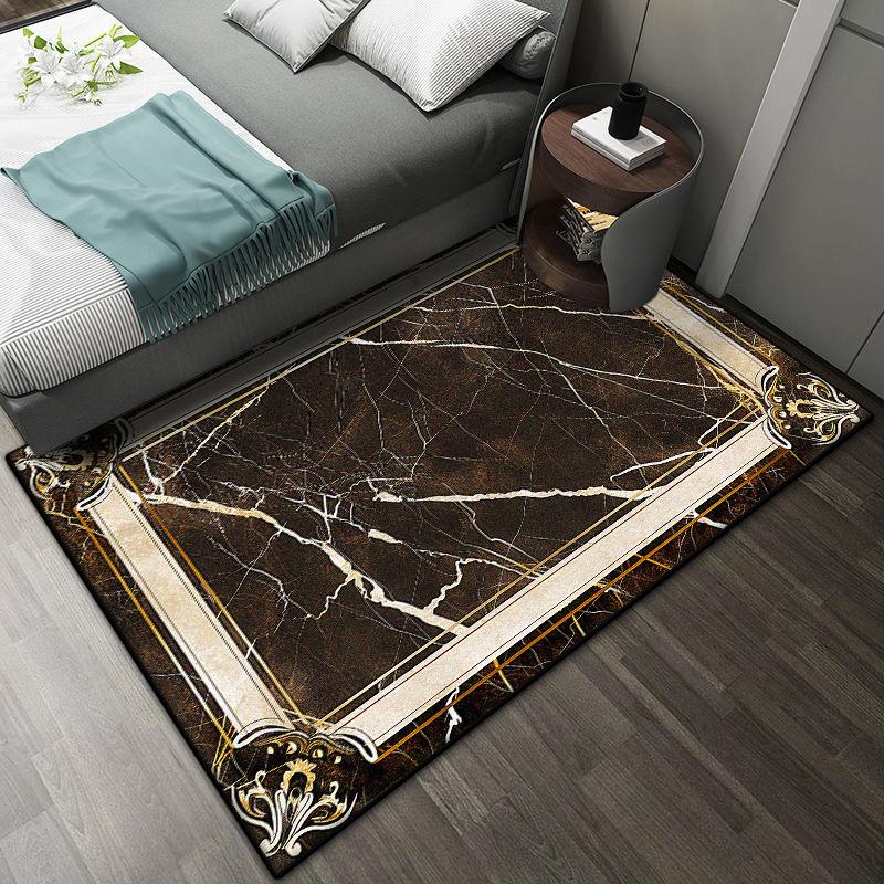 Large Living Room Carpet Modern Non-slip Decoration Bedroom Luxury Rug Easy Clean Room Decoration Home Mats Bedside Mat Washable