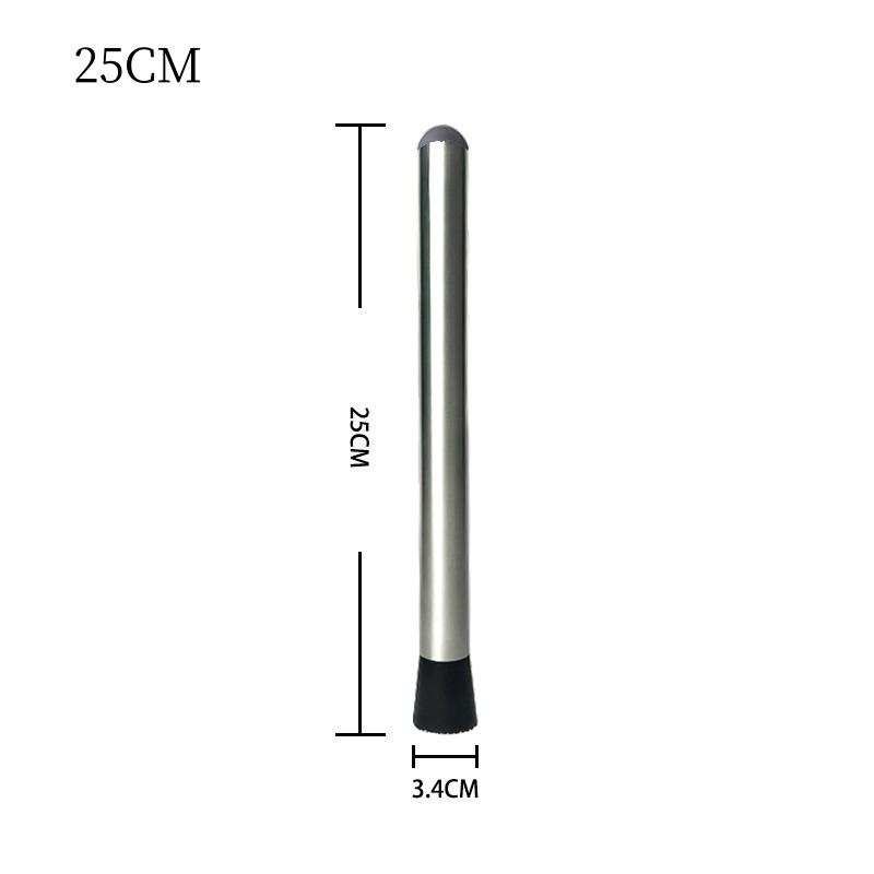 Edelstahl Cocktail Stößel Eis Brecher Obst Brecher Saft Tamper Zitrone Hammer Rührstab Eis Obst Presse Manuelle Hammer