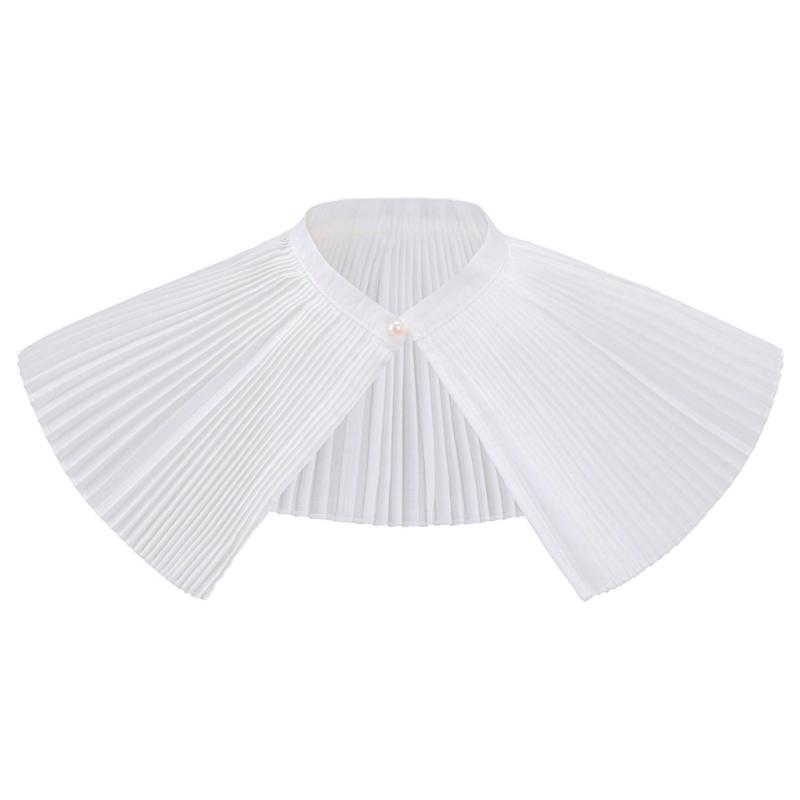 

Comfortable Polyester Detachable Ruffled Collar Accessory Easy to Wear and Practical Ideal for Enhancing Outfits from Casual to Prom Occasion