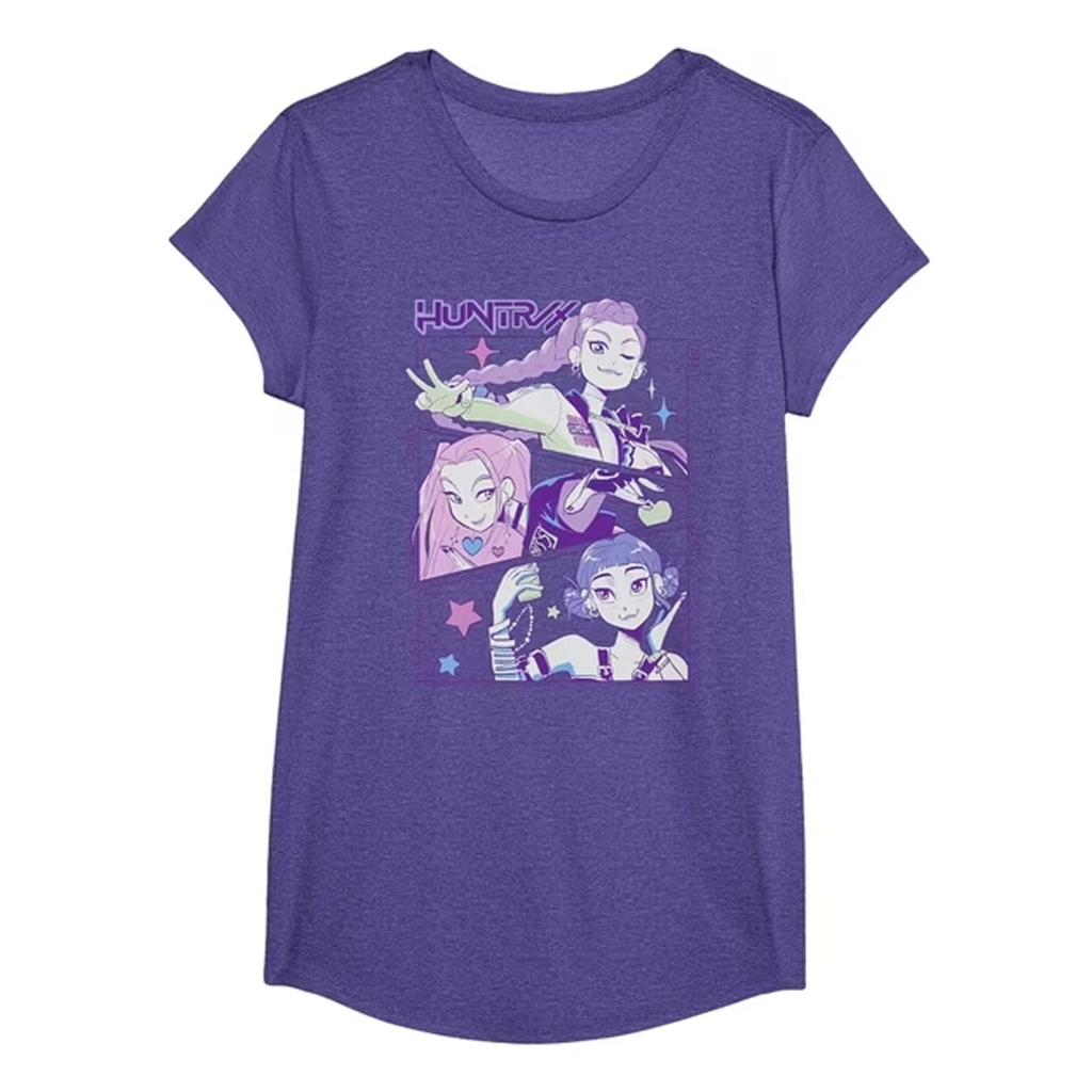 Boys Girls Round Neck Casual Printed Short-sleeved T-shirt Top
