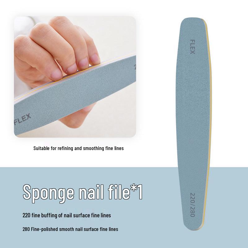 

Nail Art Emery Board: Polishing & Buffing Sponge, Shaping & Manicure Tool Set