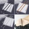 Tirantes Metálicos Antideslizantes para Sujetador Desmontables Ajustables Correas de Hombro para Sujetador Tops Sexy Decorativos sin Hombros