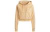 Originals Cropped Coats Women's Beige Hooded Moderate H18826