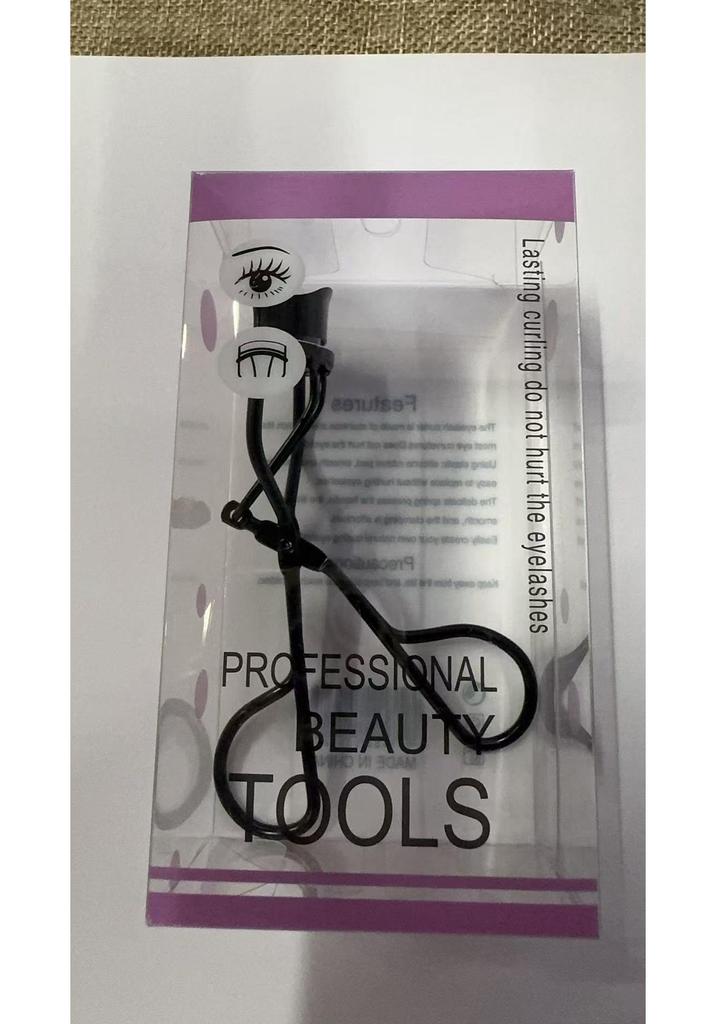 Wide-Angle Eyelash Curler & Tweezers - for Curling False Eyelashes and Natural Brows