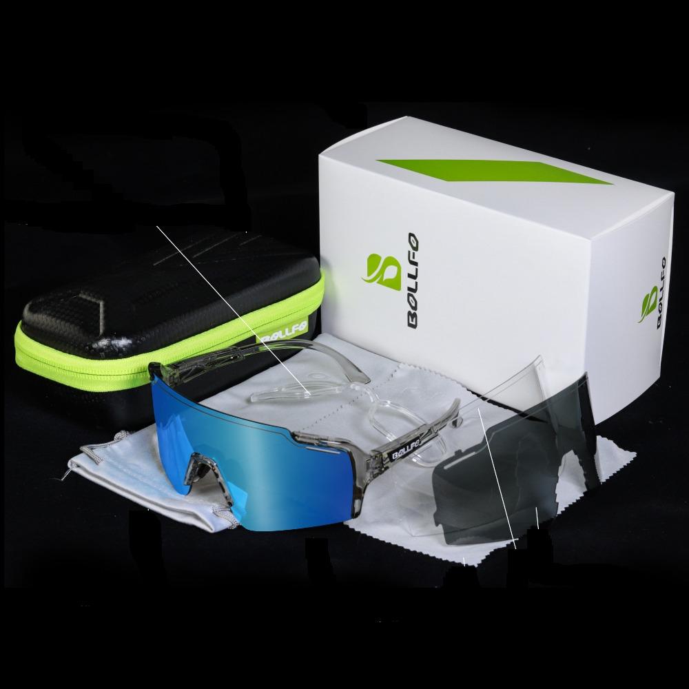 Day and night color-changing cycling glasses windproof sand bicycle mountain road bicycle goggles for men and women