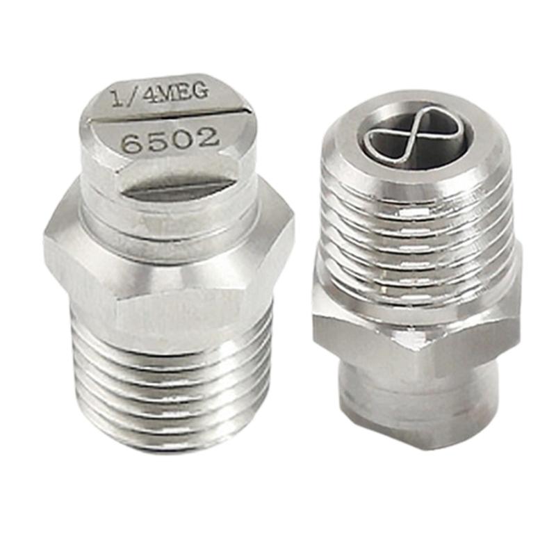 Steel Fan Shaped High Pressure Nozzle with Stabilizer High Performances Jet for Efficient Cleaning & Washing