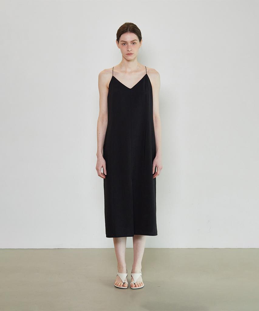 Supaeg Silky Nita Dress _ Sky Blue, Black